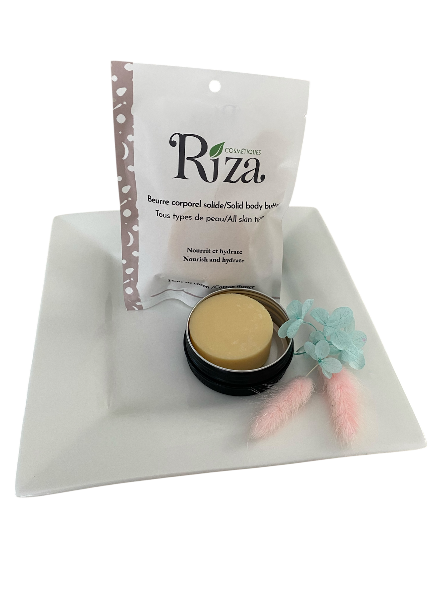 beurre corporelle solide naturel hydratant nourrissant et massage