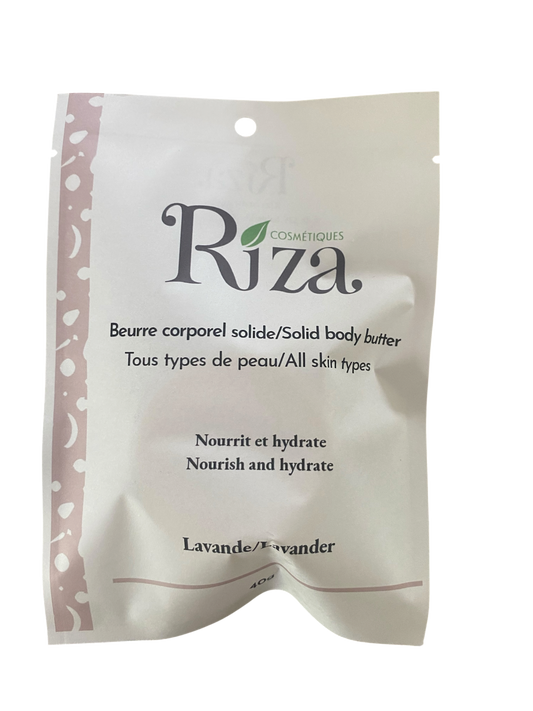 Beurre corporel solide lavande/Solid body butter lavender