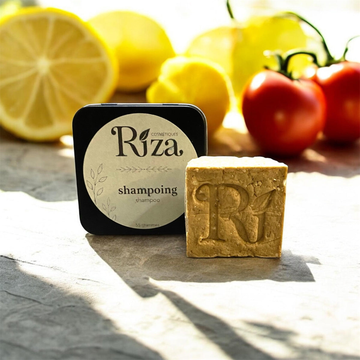 shampoing solide naturel pour cheveux gras zéro déchet voyage camping écologique