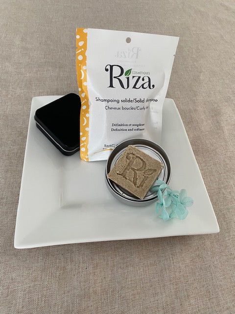 shampoing solide naturel pour cheveux bouclés zéro déchet camping écologique voyage