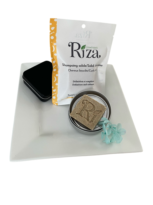 shampoing solide naturel pour cheveux bouclés zéro déchet camping écologique voyage