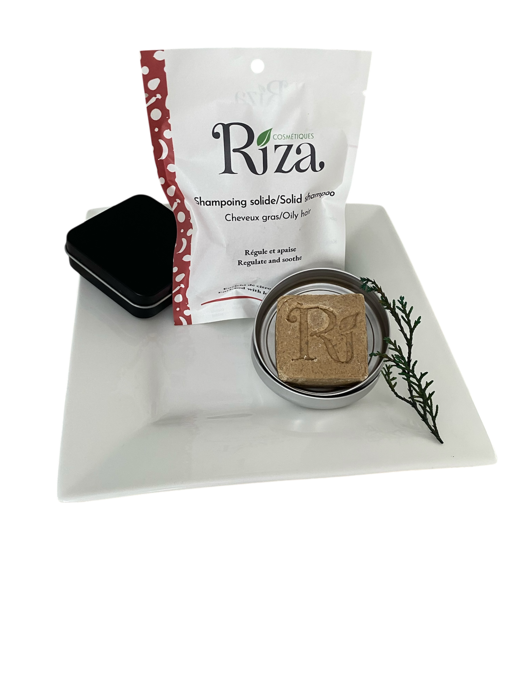 shampoing solide naturel pour cheveux gras zéro déchet voyage camping écologique